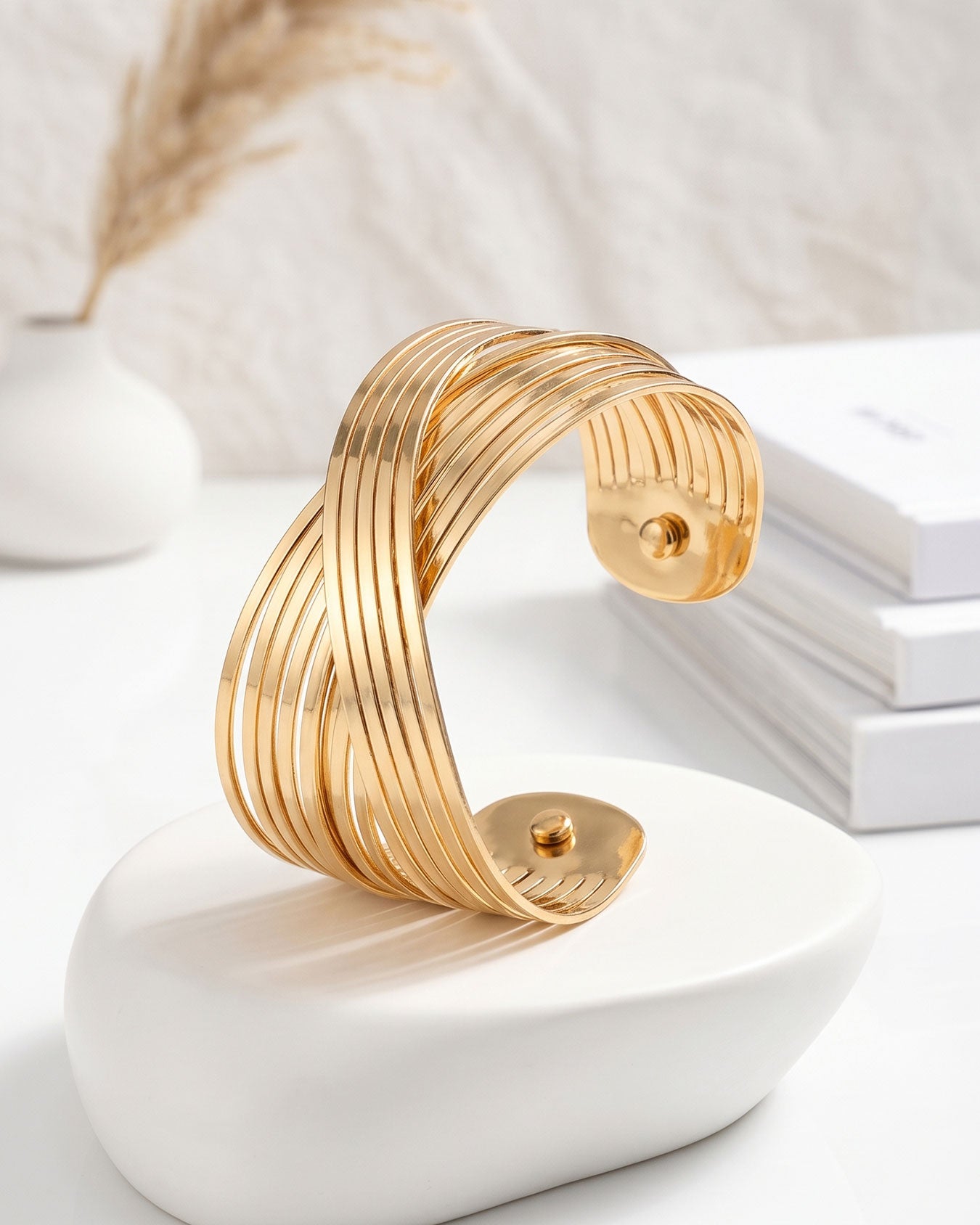 Lustrous Layers Cuff