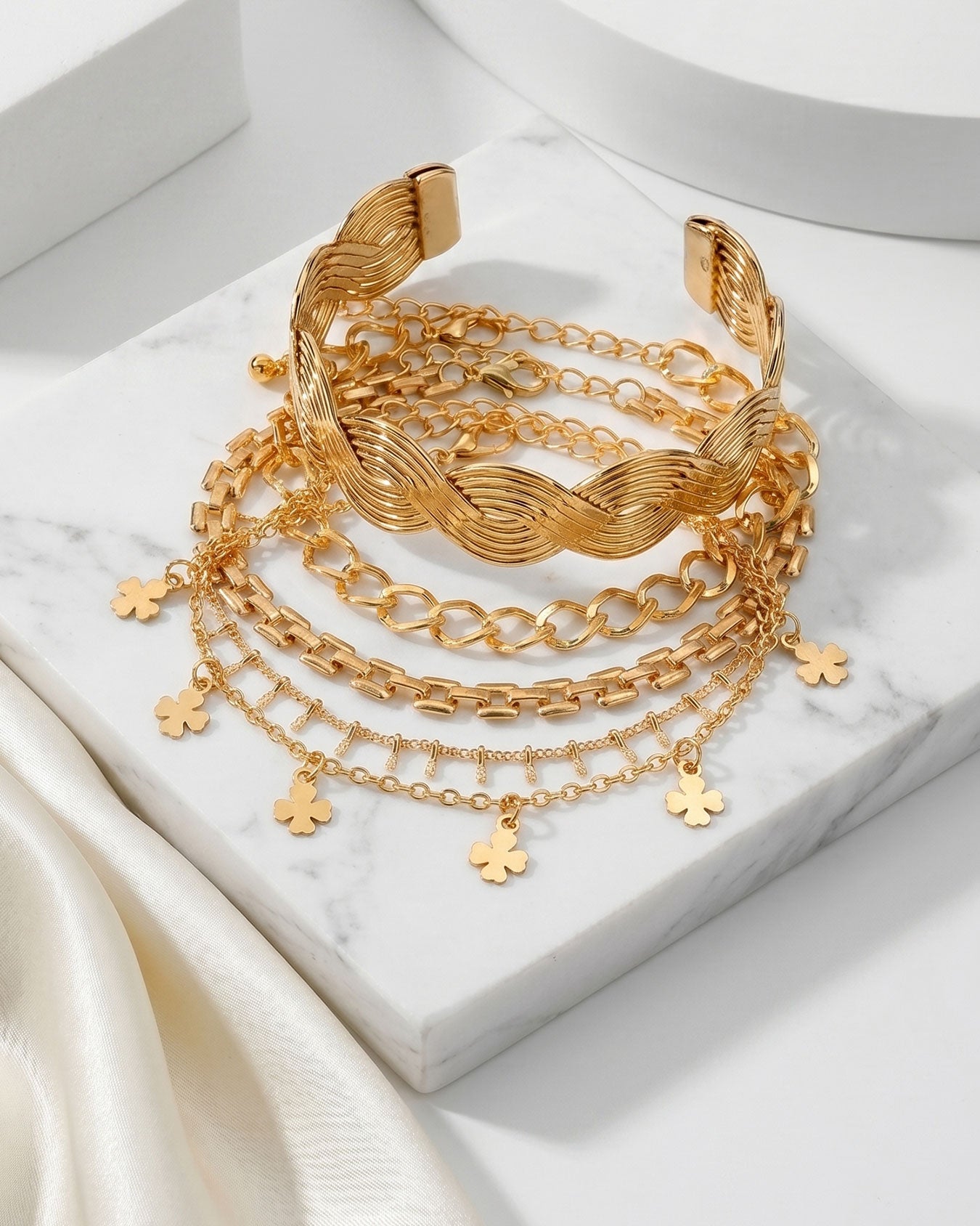 Lustrous Layers Bracelet
