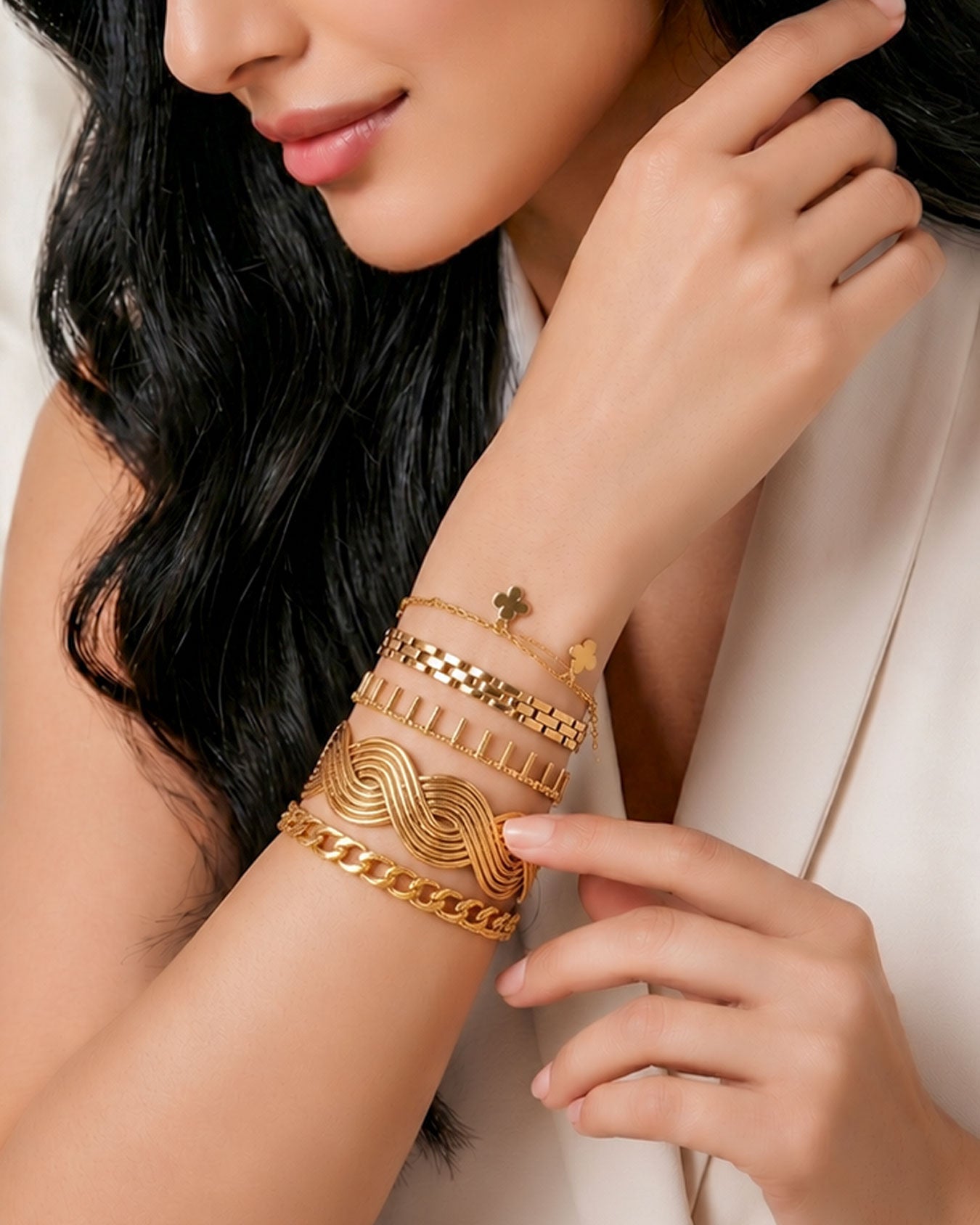Lustrous Layers Bracelet
