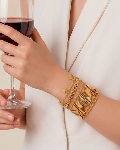 Lustrous Layers Bracelet
