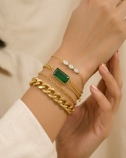 Luxe Emerald Bracelet