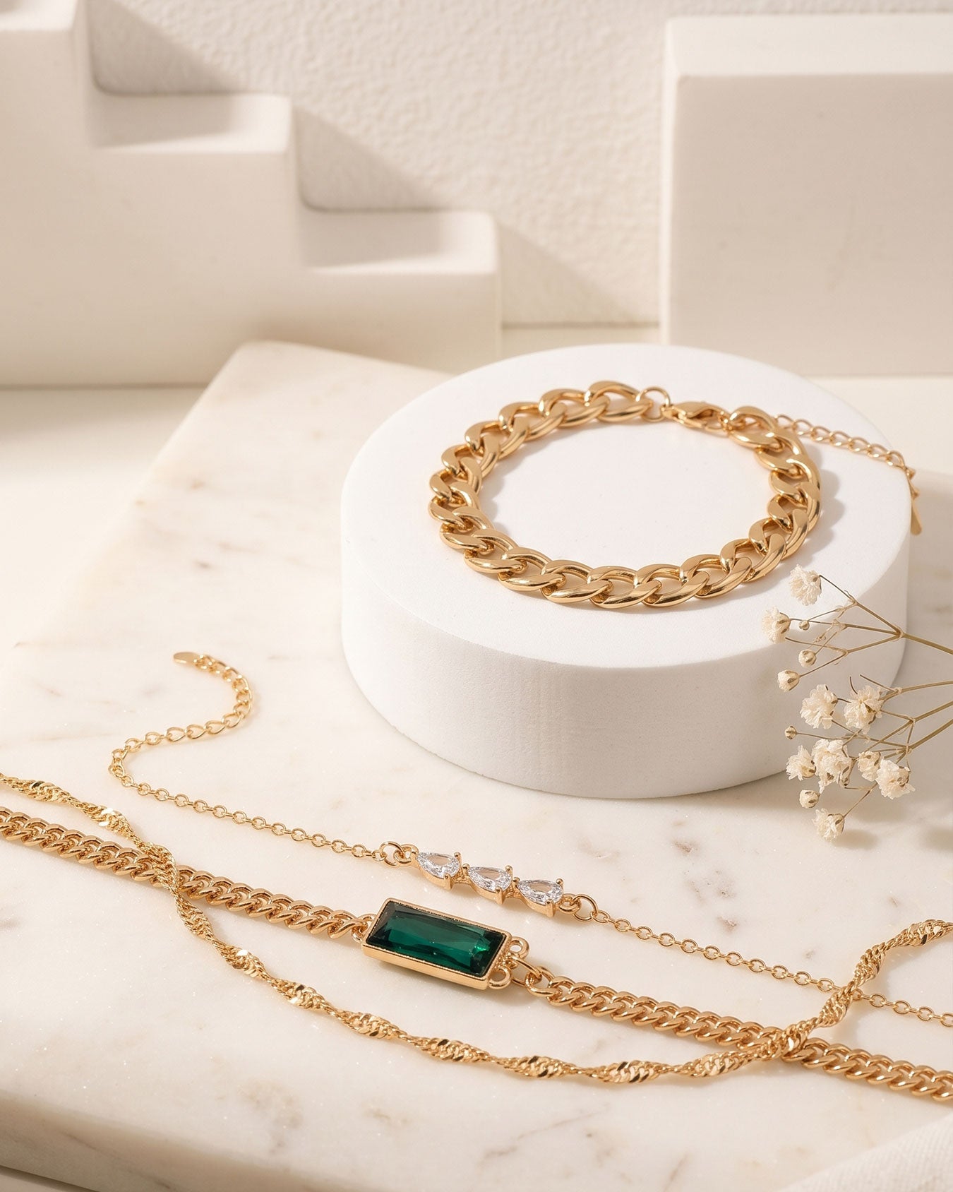 Luxe Emerald Bracelet