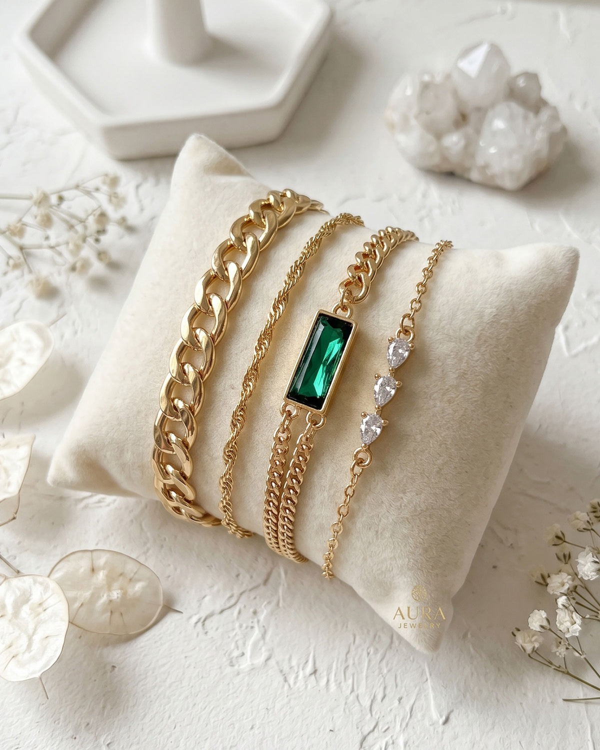 Luxe Emerald Bracelet
