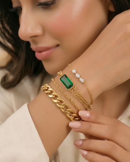 Luxe Emerald Bracelet