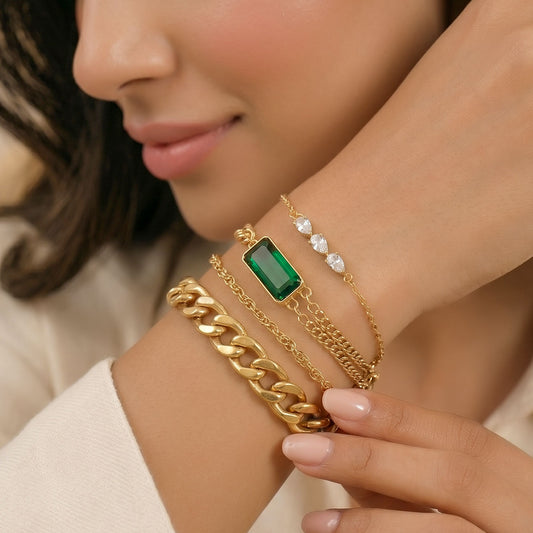 Luxe Emerald Bracelet