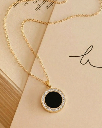 Midnight Radiance Pendant Necklace
