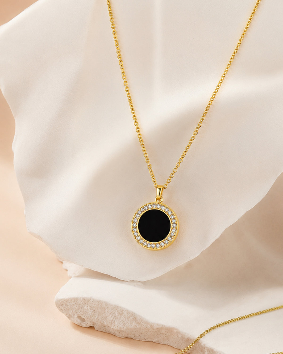 Midnight Radiance Pendant Necklace