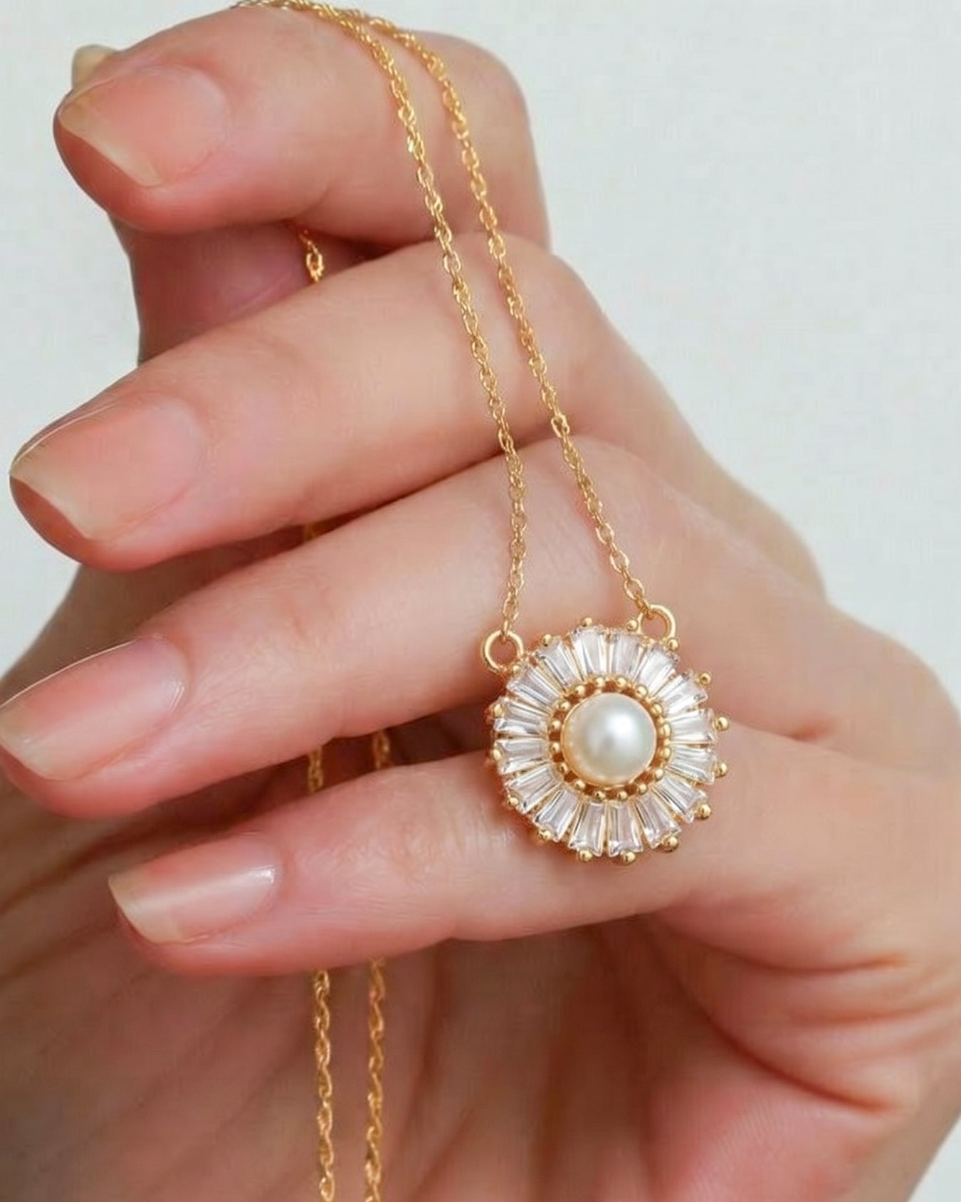 Opal Cascade Pendant Necklace
