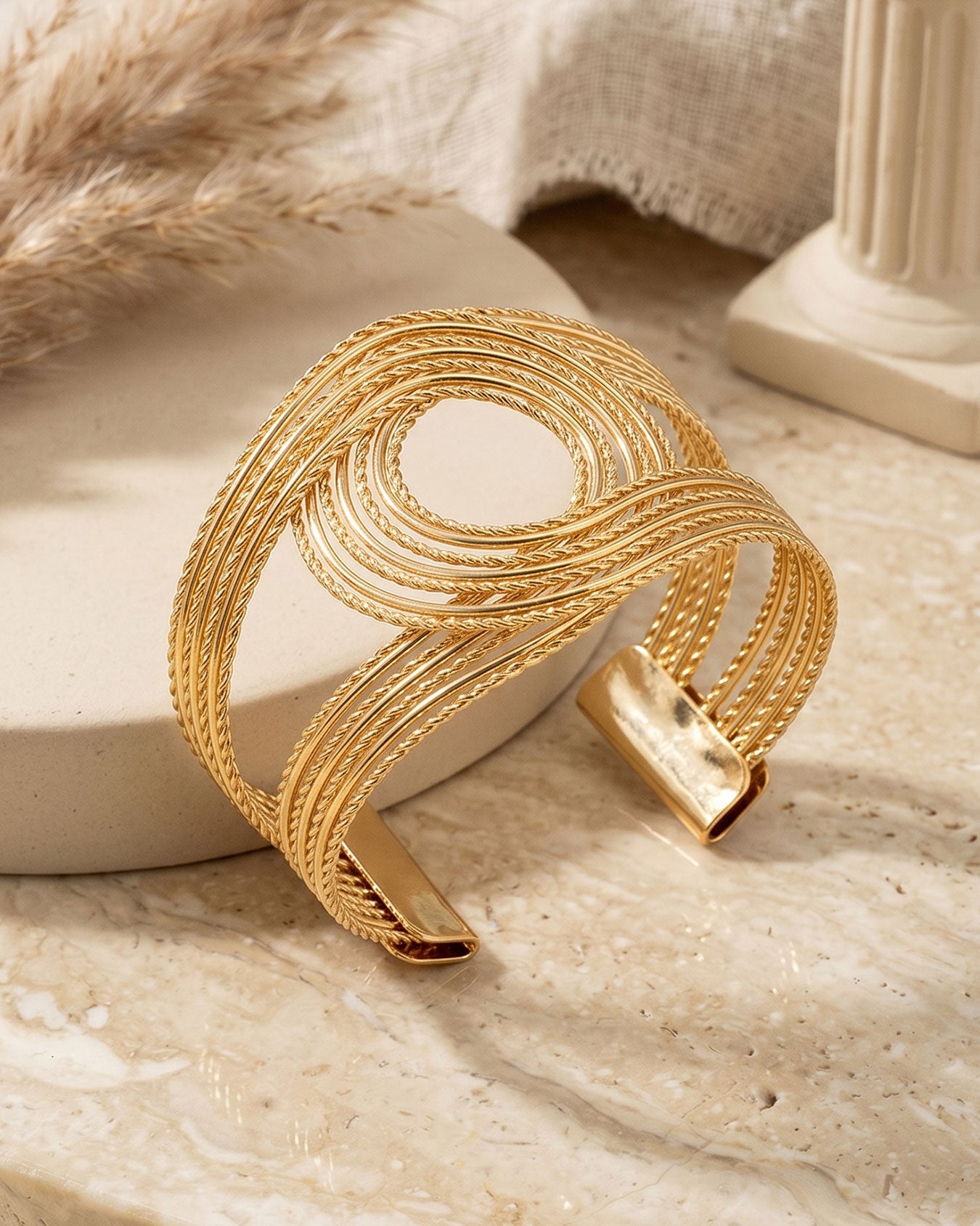 Opulent Orbit Cuff