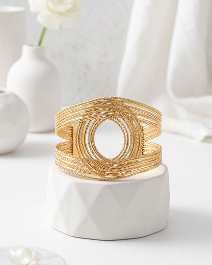 Opulent Orbit Cuff
