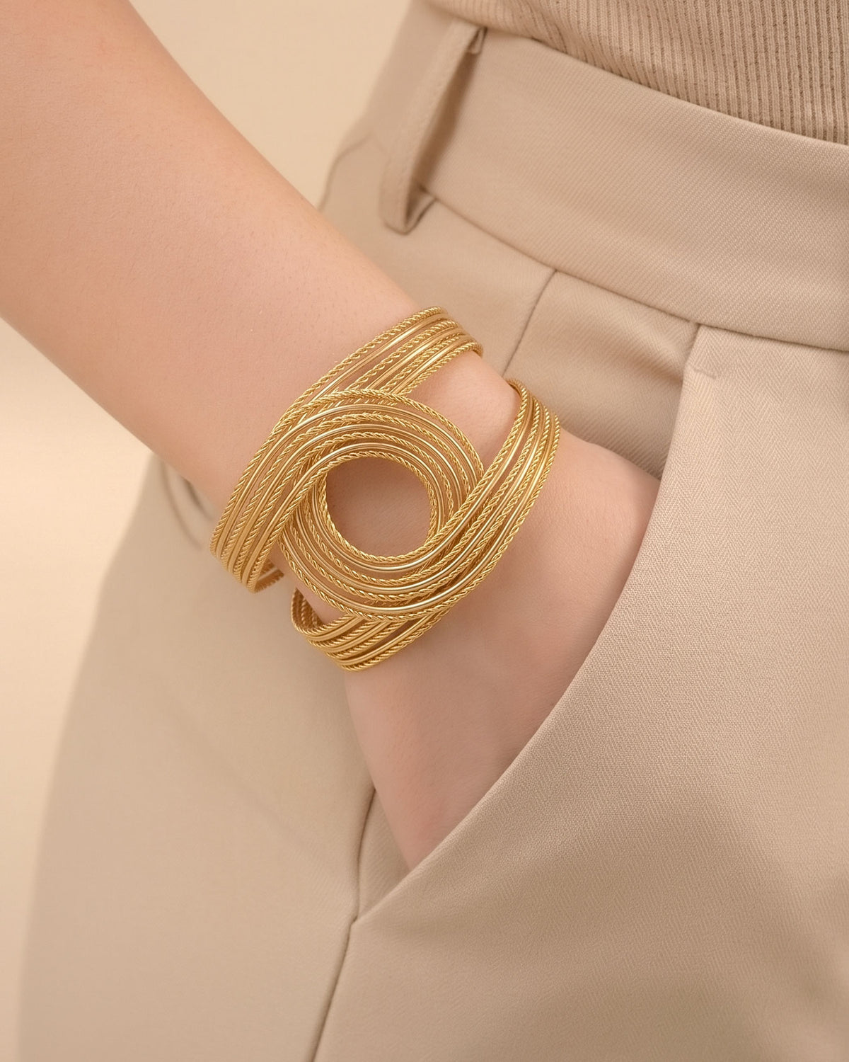 Opulent Orbit Cuff