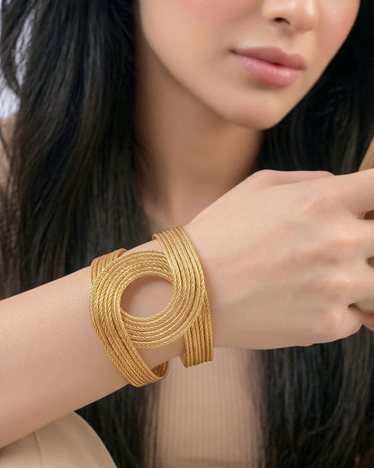 Opulent Orbit Cuff