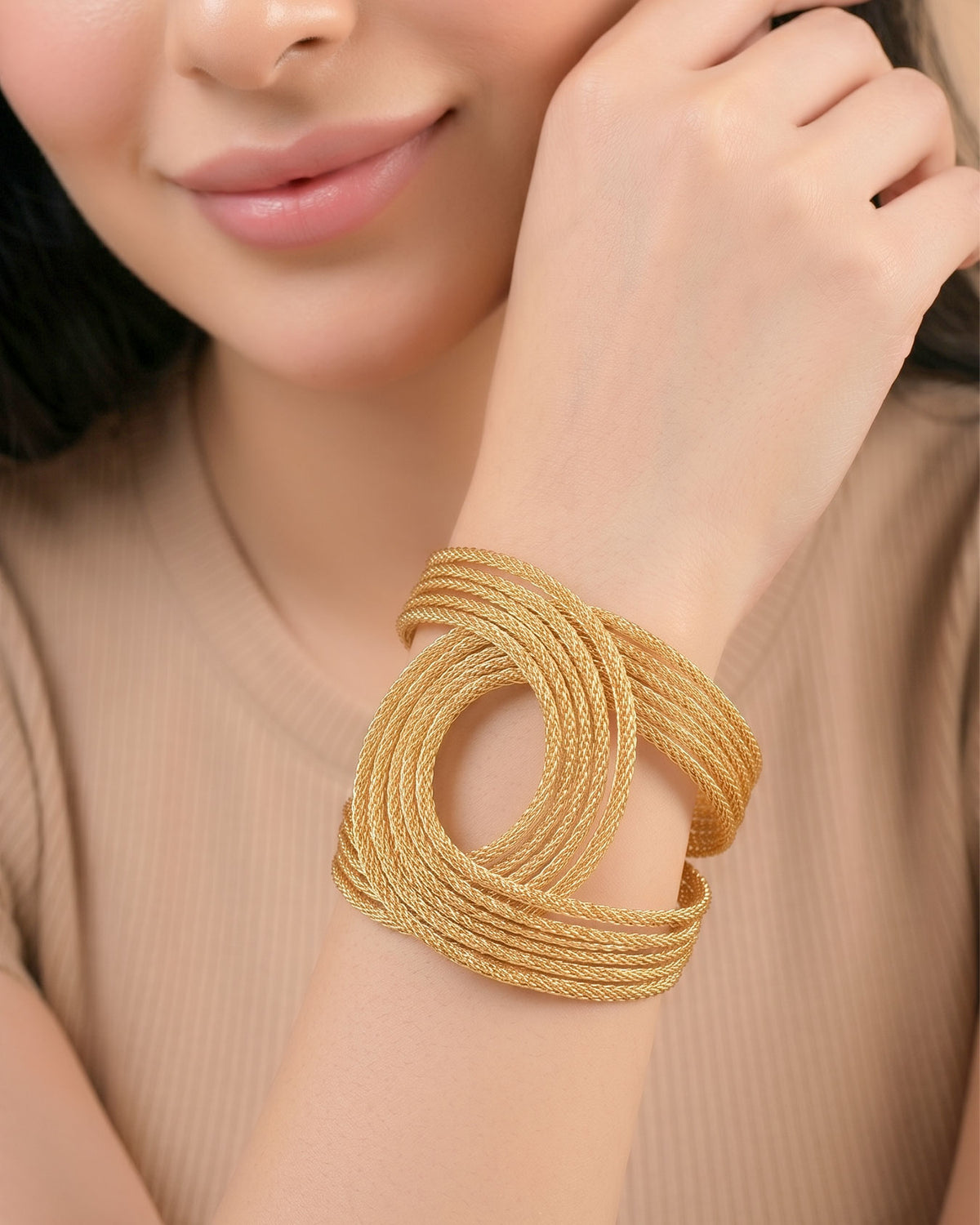 Opulent Orbit Cuff