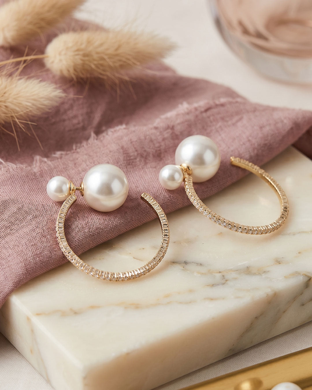 Pearl Dangle Earrings