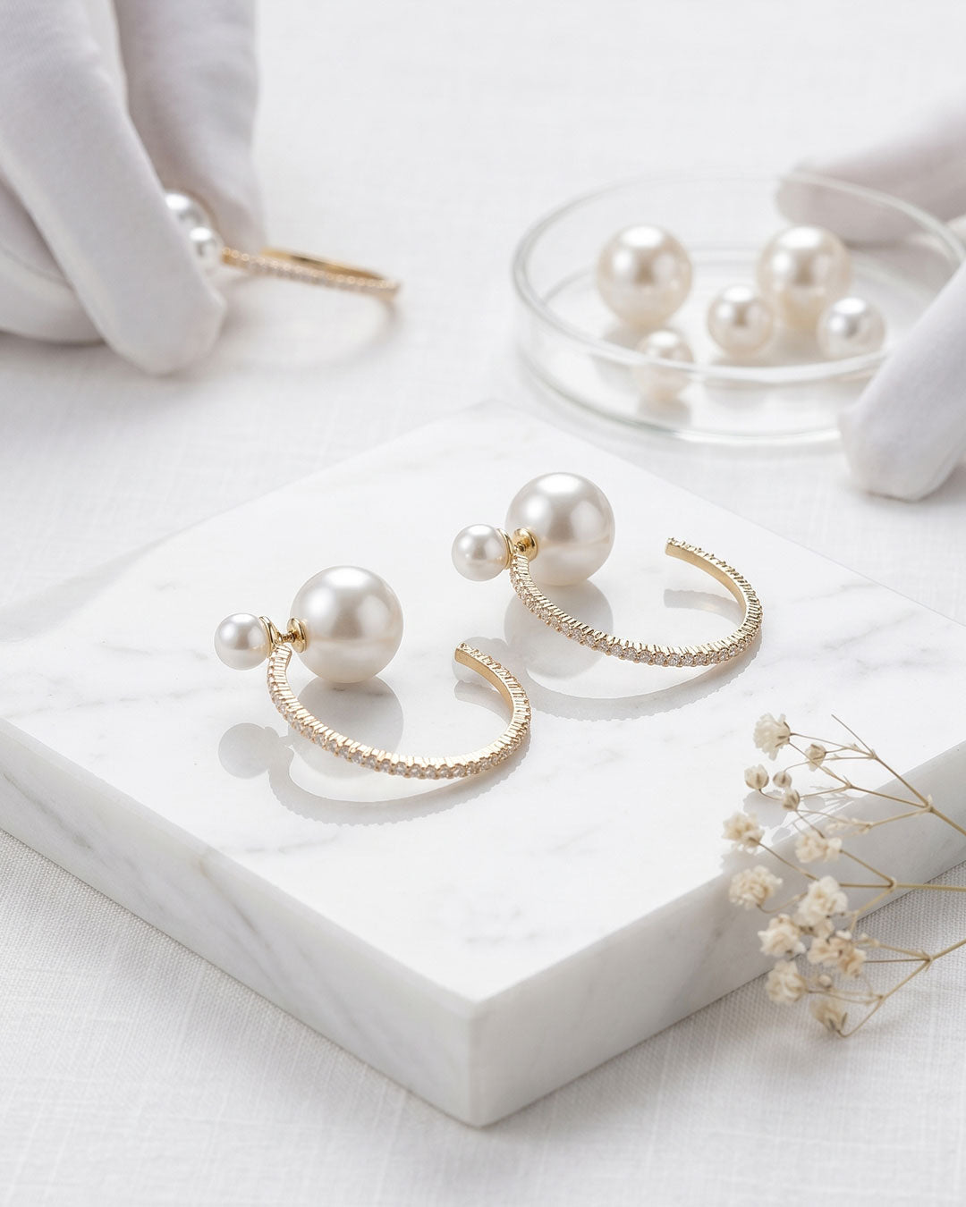 Pearl Dangle Earrings