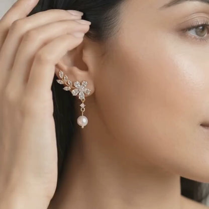 Floral Cascade Earrings