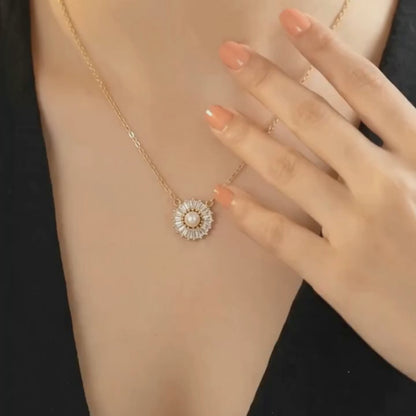 Opal Cascade Pendant Necklace