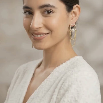 Chained Elegance Earrings