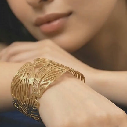 Leaf Swirl Cuff