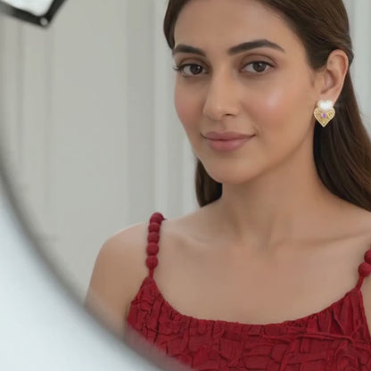 Duet Hearts Earrings