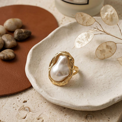 Seafoam Pearl Ring