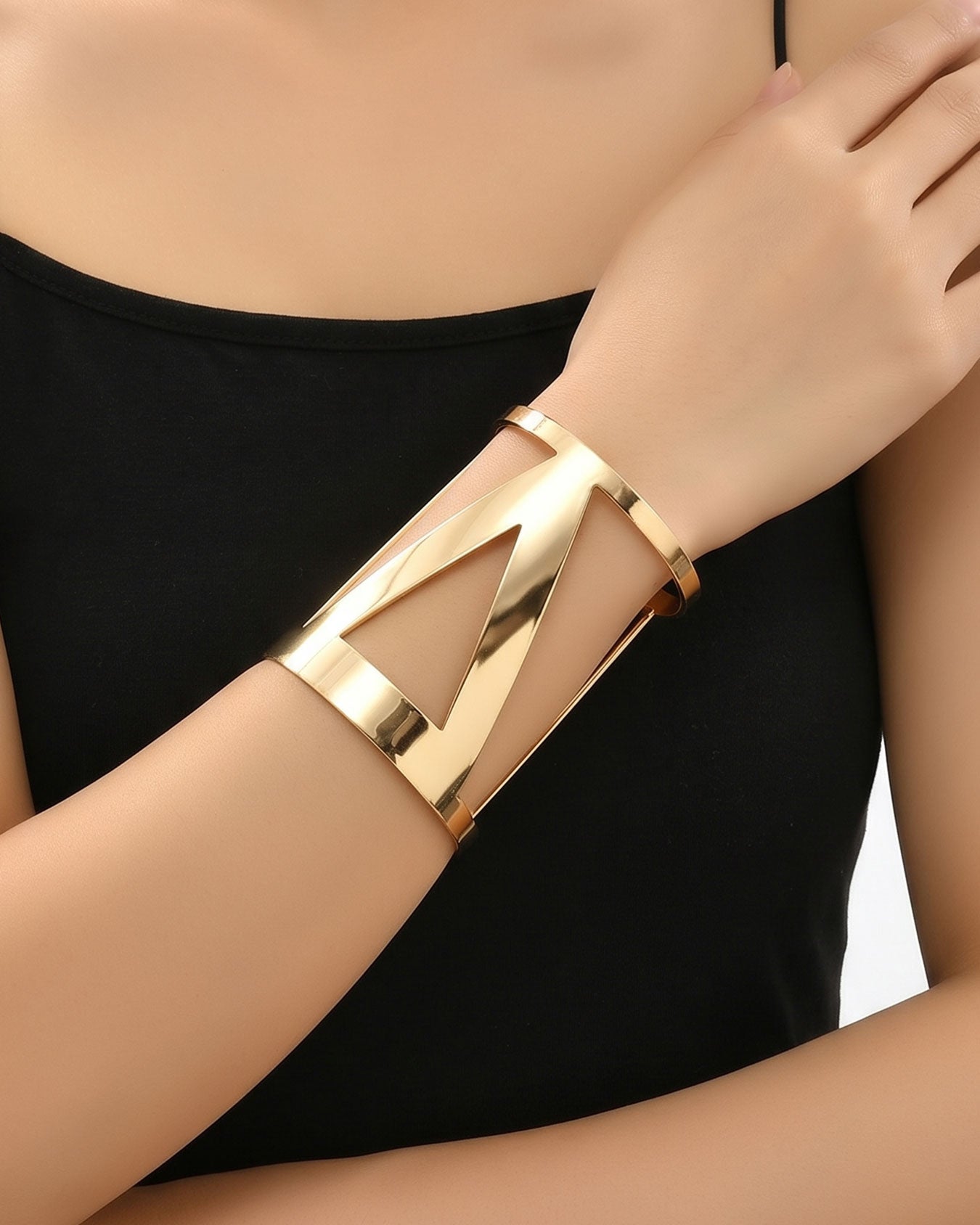Sleek Triangle Cuff