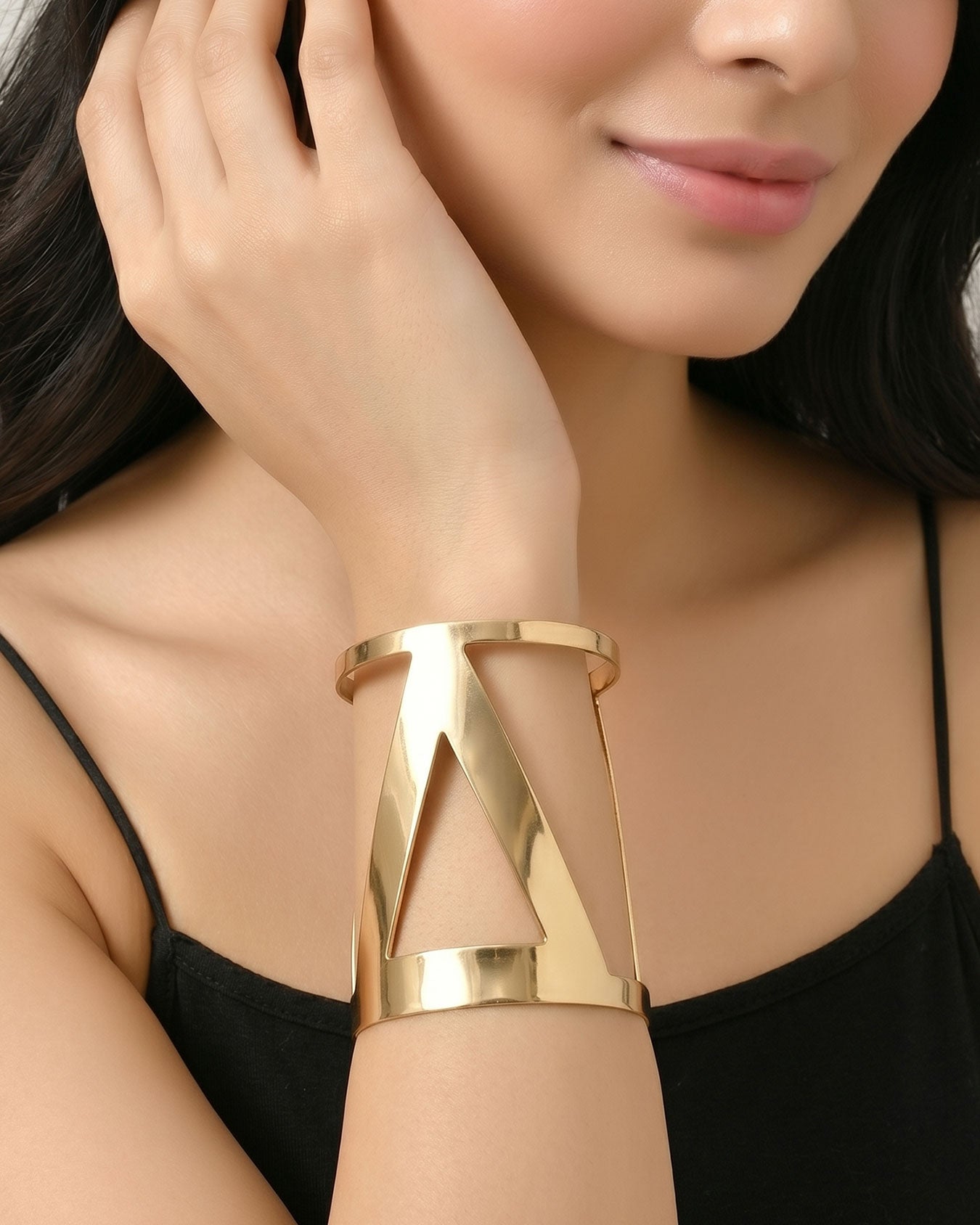 Sleek Triangle Cuff
