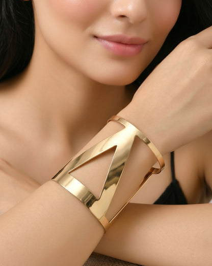 Sleek Triangle Cuff