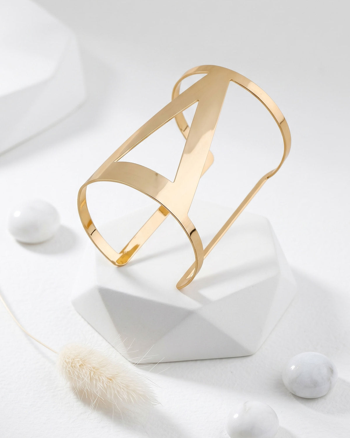 Sleek Triangle Cuff