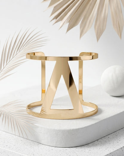 Sleek Triangle Cuff