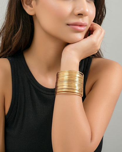 Sparkling Spiral Cuff