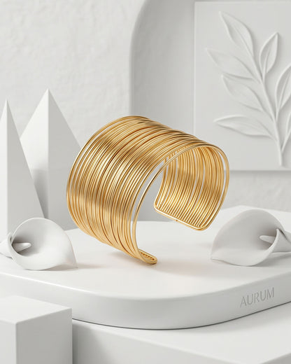 Sparkling Spiral Cuff