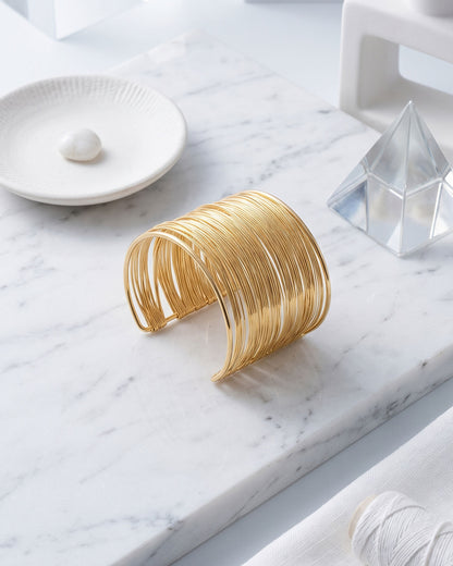 Sparkling Spiral Cuff
