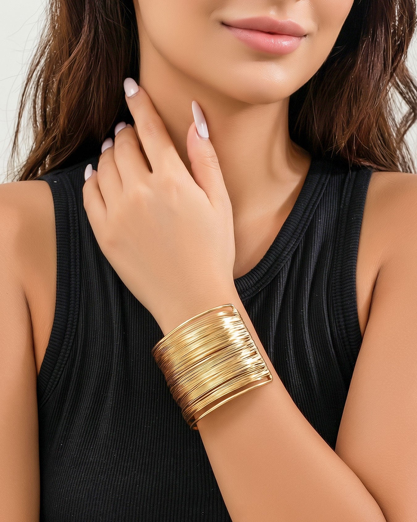 Sparkling Spiral Cuff