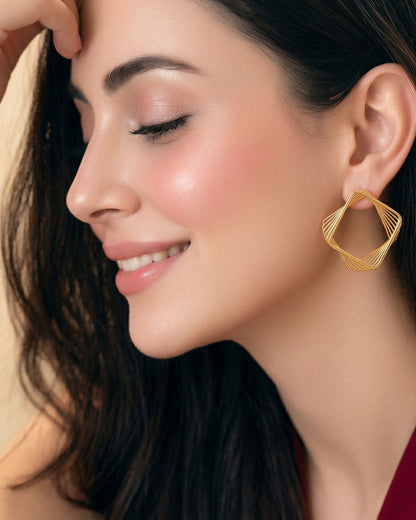 Spiral Frame Earrings