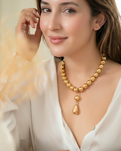 Sunlit Teardrop Necklace