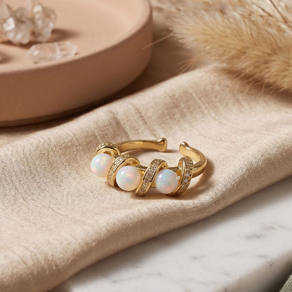 Triple Pearl Ring