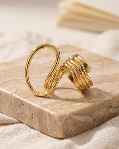 Twisted Elegance Ring