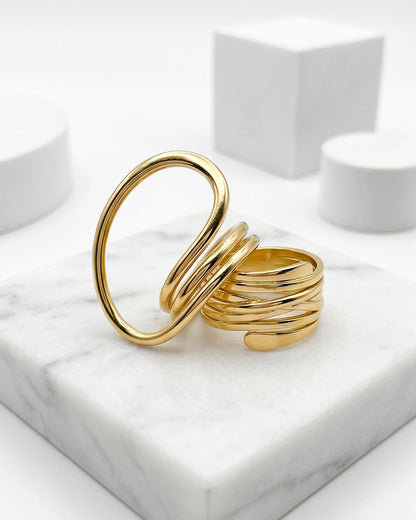 Twisted Elegance Ring