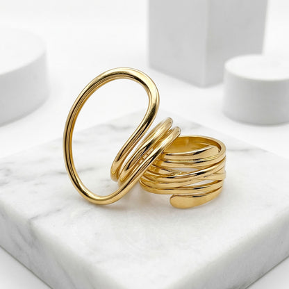 Twisted Elegance Ring