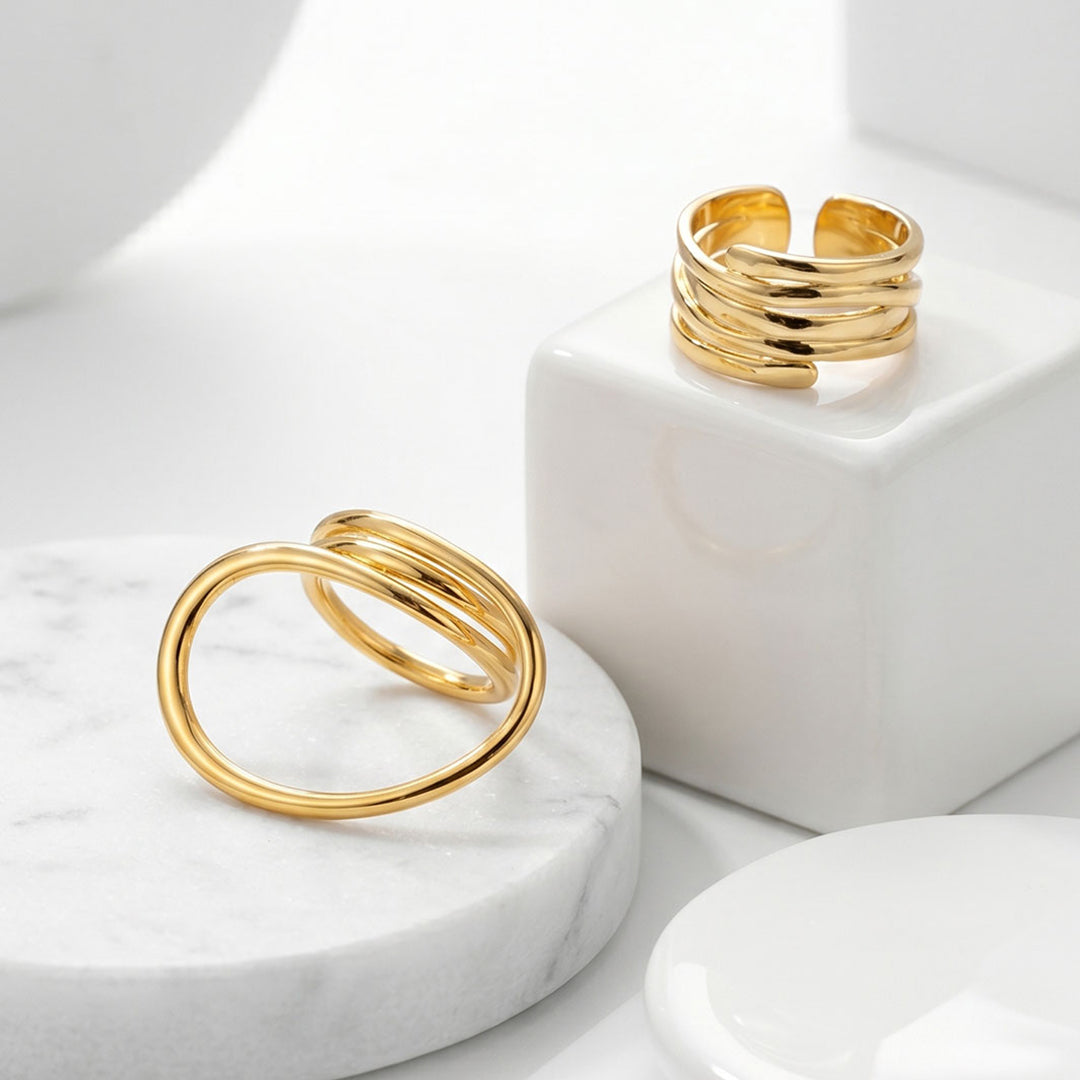 Twisted Elegance Ring