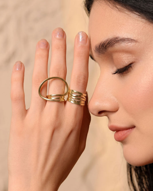 Twisted Elegance Ring