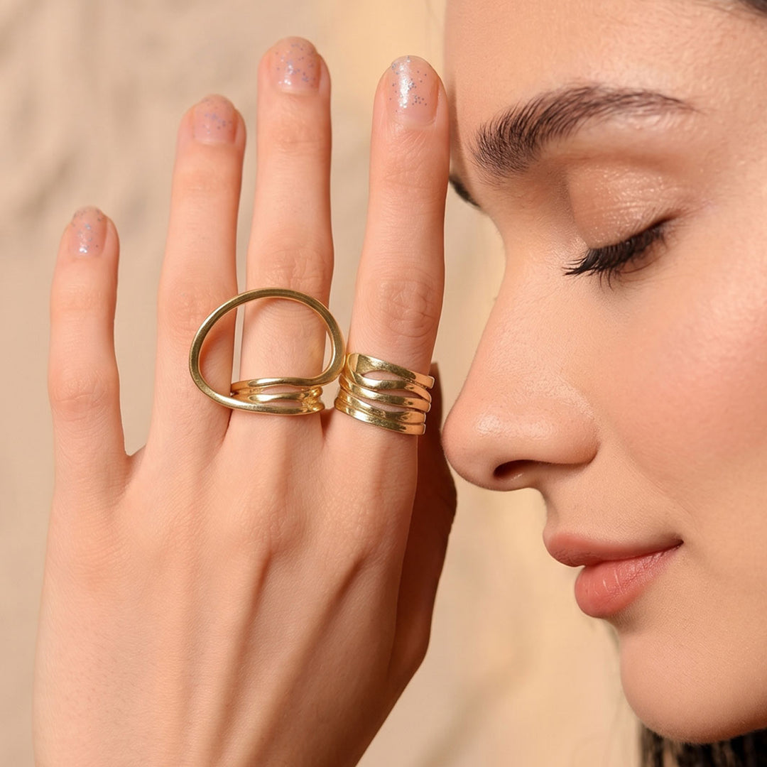 Twisted Elegance Ring